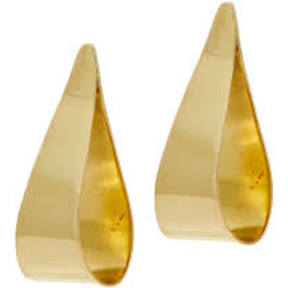 Soko folded teardrop earrings